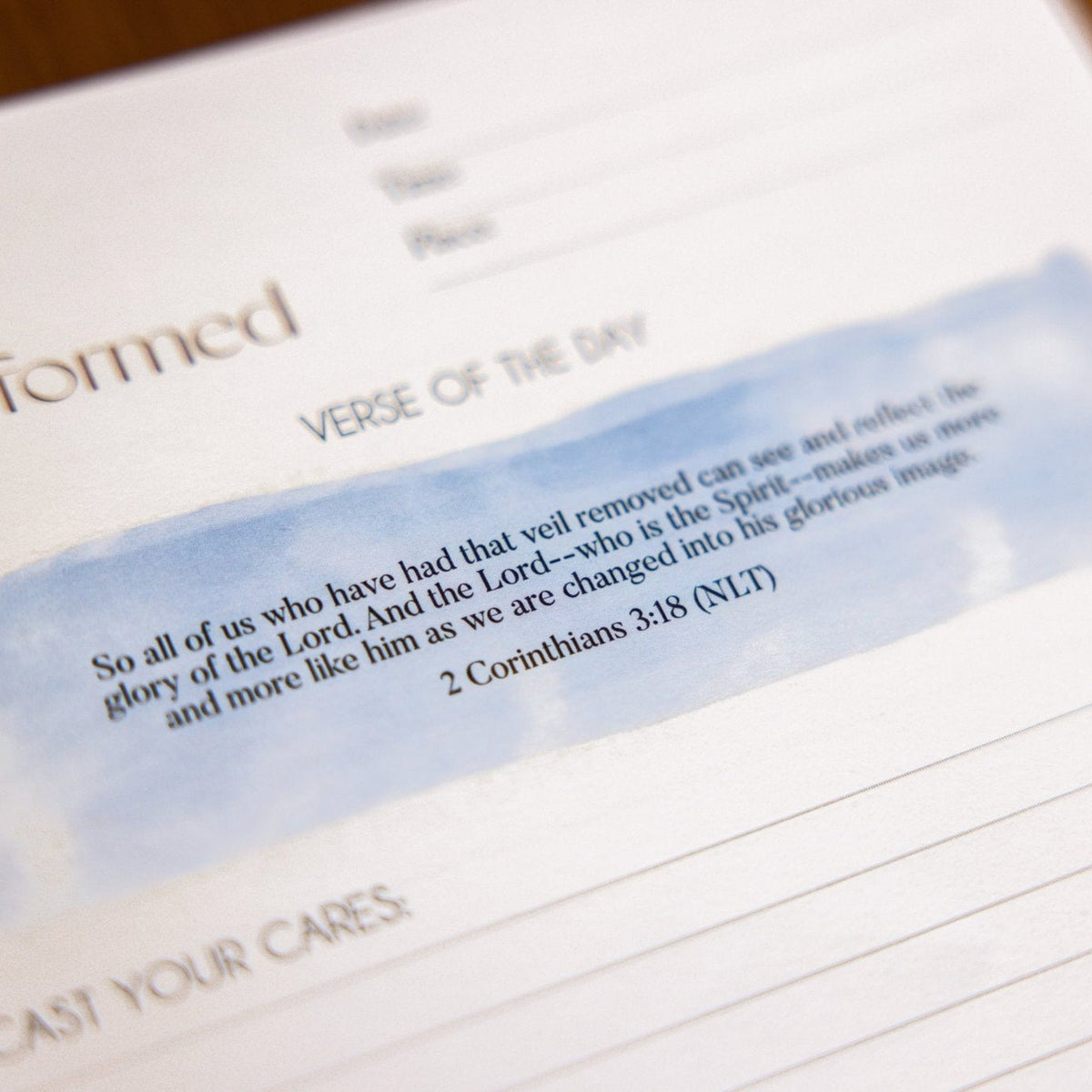 Be Transformed - By The Renewing of Your Mind Journal - Paper & Purpose