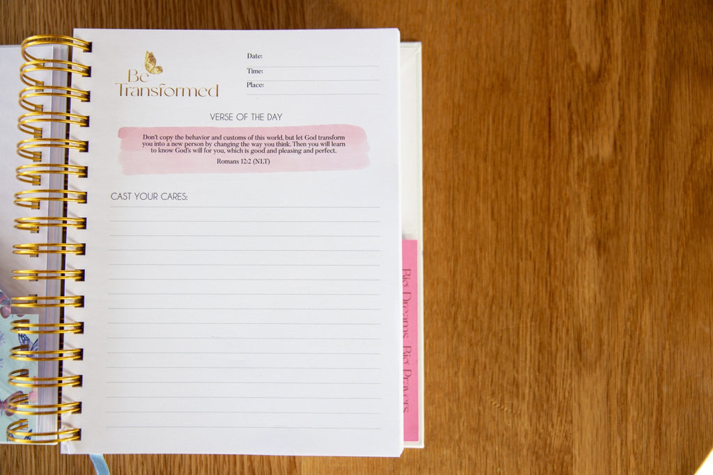 Be Transformed - By The Renewing of Your Mind Journal - Paper & Purpose