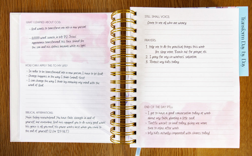 Be Transformed - By The Renewing of Your Mind Journal - Paper & Purpose